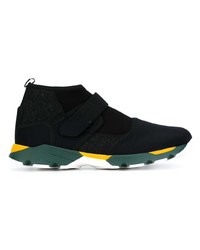 schwarze hohe Sneakers von Marni