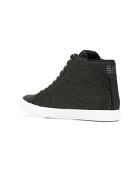 schwarze hohe Sneakers von Ea7 Emporio Armani