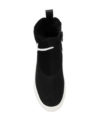 schwarze hohe Sneakers von Giuseppe Zanotti Design