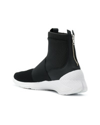 schwarze hohe Sneakers von McQ Alexander McQueen