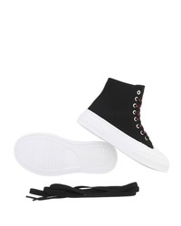 schwarze hohe Sneakers von Ital-Design