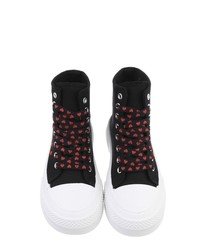 schwarze hohe Sneakers von Ital-Design