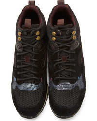 schwarze hohe Sneakers von Paul Smith