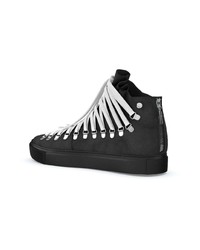 schwarze hohe Sneakers von Swear