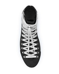 schwarze hohe Sneakers von Swear