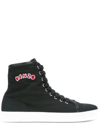 schwarze hohe Sneakers von Kenzo