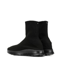 schwarze hohe Sneakers von Maison Margiela