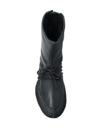 schwarze hohe Sneakers von Yohji Yamamoto