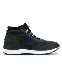 schwarze hohe Sneakers von Armani Jeans