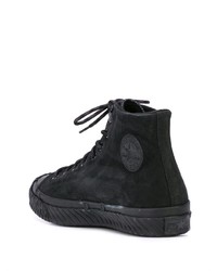 schwarze hohe Sneakers von Converse