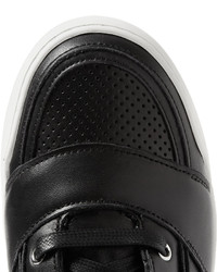 schwarze hohe Sneakers von Balmain