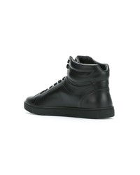 schwarze hohe Sneakers von Dolce & Gabbana