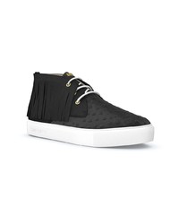 schwarze hohe Sneakers von Swear