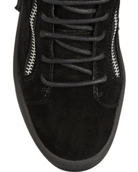 schwarze hohe Sneakers von Giuseppe Zanotti