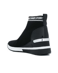 schwarze hohe Sneakers von MICHAEL Michael Kors