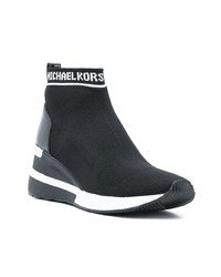 schwarze hohe Sneakers von MICHAEL Michael Kors