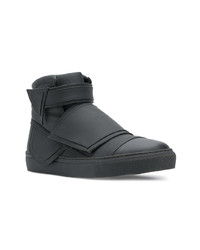 schwarze hohe Sneakers von Rombaut