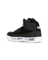 schwarze hohe Sneakers von Plein Sport