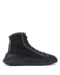 schwarze hohe Sneakers von Oamc