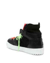 schwarze hohe Sneakers von Off-White