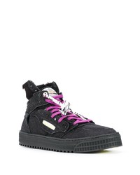 schwarze hohe Sneakers von Off-White