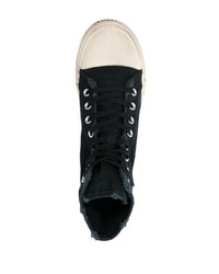 schwarze hohe Sneakers von Balenciaga