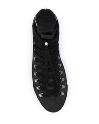 schwarze hohe Sneakers von Swear