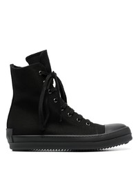 schwarze hohe Sneakers von Rick Owens DRKSHDW