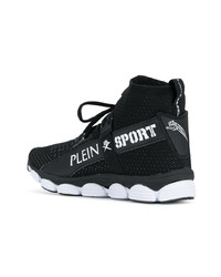 schwarze hohe Sneakers von Plein Sport