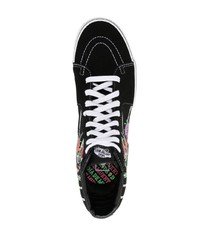 schwarze hohe Sneakers von Vans