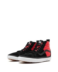 schwarze hohe Sneakers von Vans