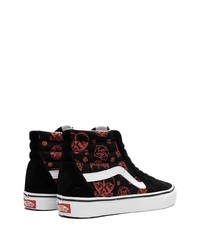 schwarze hohe Sneakers von Vans