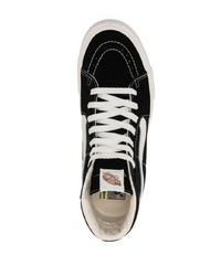 schwarze hohe Sneakers von Vans