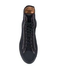 schwarze hohe Sneakers von Oamc