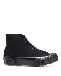 schwarze hohe Sneakers von Superga