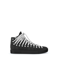 schwarze hohe Sneakers von Swear