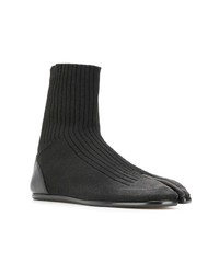 schwarze hohe Sneakers von Maison Margiela