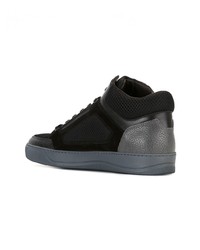 schwarze hohe Sneakers von Lanvin