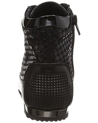 schwarze hohe Sneakers von Tosca Blu