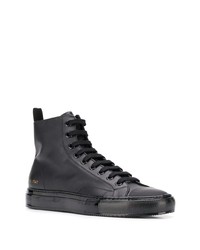 schwarze hohe Sneakers von Common Projects