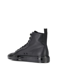 schwarze hohe Sneakers von Common Projects