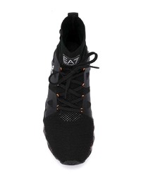 schwarze hohe Sneakers von Ea7 Emporio Armani