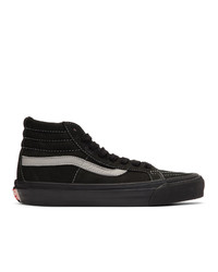 schwarze hohe Sneakers von Vans