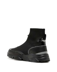 schwarze hohe Sneakers von Karl Lagerfeld