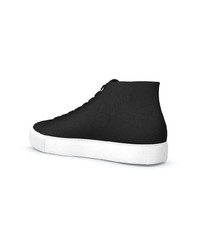 schwarze hohe Sneakers von Swear