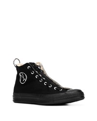 schwarze hohe Sneakers von Converse