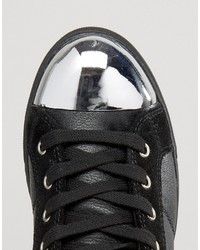 schwarze hohe Sneakers von Aldo