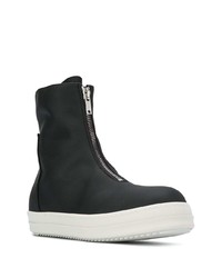 schwarze hohe Sneakers von Rick Owens DRKSHDW