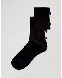schwarze hohen Socken von Asos