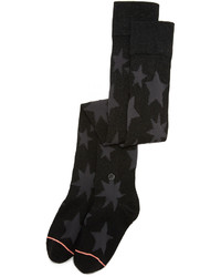 schwarze hohen Socken von Stance